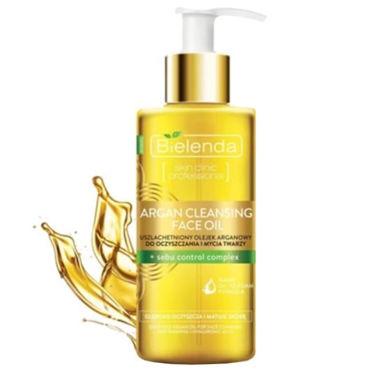 Bielenda Argan Cleansing Face Oil With Sebu Control Complex 140ml
